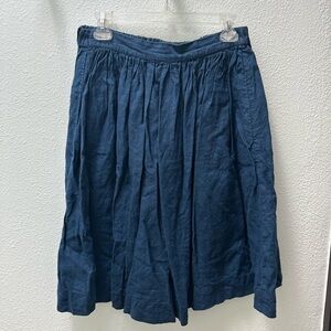 notPERFECTLINEN Indigo City Skirt
